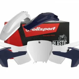 Tani POLISPORT KOMPLET PLASTIKÓW HUSQVARNA TC/FC ‘16-‘18 KOLOR BIAŁO NIEBIESKI OEM