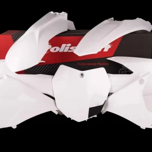 POLISPORT WYPRZEDAŻ KOMPLET PLASTIKÓW KTM EXC/EXC-F ‘14-‘16 KOLOR BIAŁY Premium