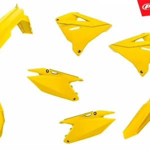 POLISPORT KOMPLET PLASTIKÓW SUZUKI RM 125/250 ‘01-‘08 RESTYLING NA RMZ 450 ‘22‘ KOLOR ŻÓŁTY Taniej