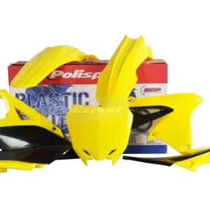 POLISPORT WYPRZEDAŻ KOMPLET PLASTIKÓW SUZUKI RMZ 250 ‘10-‘18 KOLOR ŻÓŁTY OEM Ekspresowa dostawa