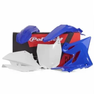 Oferta limitowana POLISPORT WYPRZEDAŻ KOMPLET PLASTIKÓW YAMAHA YZ125/250 ‘15-‘20 KOLOR OEM NIEBIESKI BIAŁY
