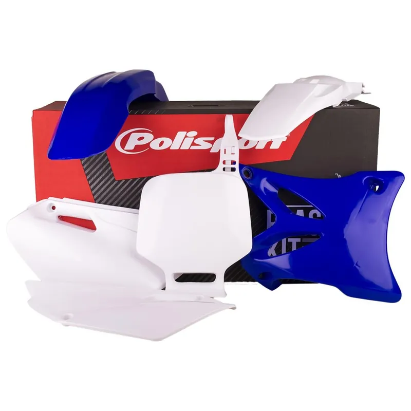 POLISPORT KOMPLET PLASTIKÓW YAMAHA YZ 85 ‘02-‘14 KOLOR NIEBIESKI BIAŁY Tani