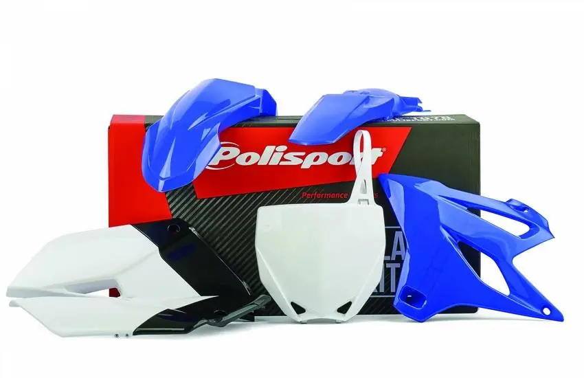 POLISPORT KOMPLET PLASTIKÓW YAMAHA YZ 85 ‘15-‘21 KOLOR NIEBIESKI BIAŁY OEM Bestseller