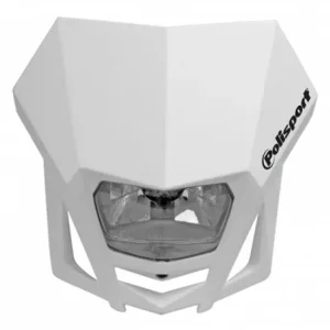 POLISPORT LAMPA PRZEDNIA MODEL LMX (ŻARÓWKA HALOGENOWA) KOLOR BIAŁY Rabat