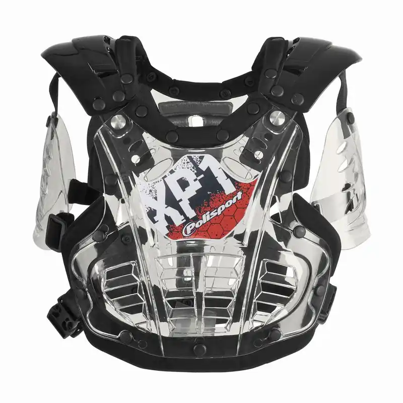 Super okazja POLISPORT OSŁONA KLATKI PIERSIOWEJ MODEL XP1 MINI KID CLEAR KOLOR PRZEŹROCZYSTY
