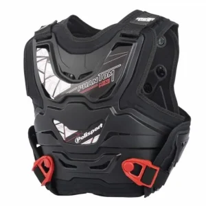 POLISPORT WYPRZEDAŻ OSŁONA KLATKI PIERSIOWEJ PHANTOM MINI BLACK (DZIECIĘCY) KOLOR CZARNY Tani