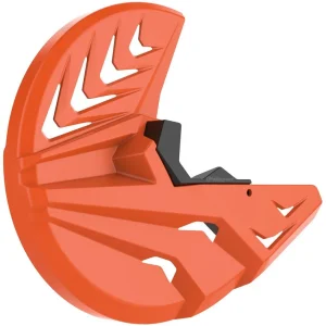 Wyjątkowa oferta POLISPORT WYPRZEDAŻ OSŁONA TARCZY HAMULCOWEJ PRZÓD (Z OSŁONĄ DOLNEJ CZĘŚCI AMORTYZATORA W ZESTAWIE KOMPLET NA OBIE STRONY) KTM SX/SXF/XC/XC-F ‘15-‘23; EXC/EXC-F ‘16-‘23 KOLOR POMARAŃCZOWY
