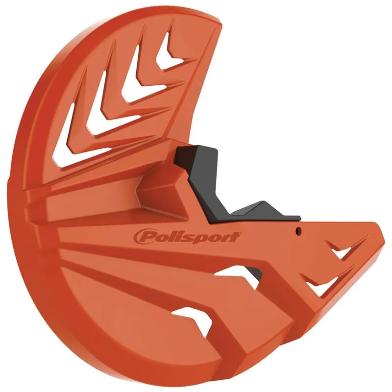 POLISPORT PROMOCJA OSŁONA TARCZY HAMULCOWEJ PRZÓD (Z OSŁONĄ DOLNEJ CZĘŚCI AMORTYZATORA W ZESTAWIE KOMPLET NA OBIE STRONY) KTM SX/SX-F ‘07-‘14; EXC/EXC-F ‘08-‘15 KOLOR POMARAŃCZOWY Bestseller