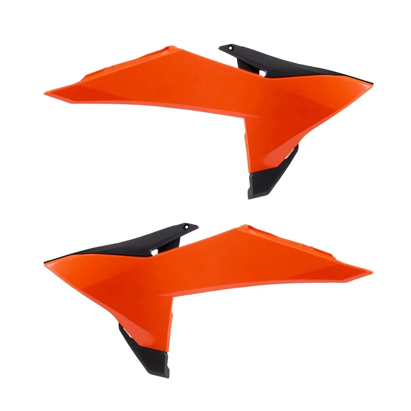 POLISPORT OSŁONY CHŁODNICY (KOMPLET) KTM SX/SXF 125/150/200/250/350/450 ‘25-‘26; EXC/EXC-F 125/150/200/250/350/450/500 ‘26 KOLOR POMARAŃCZOWY CZARNY Obniżka ceny