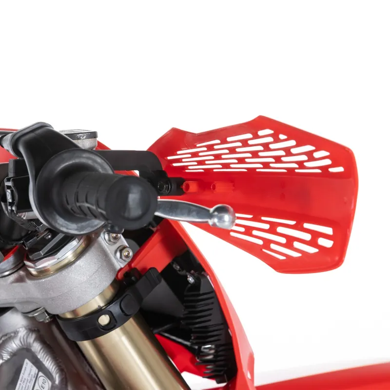 Ostatnie sztuki POLISPORT WYPRZEDAŻ OSŁONY RĄK (HANDBARY) MODEL MX FORCE Z UNIWERSALNYM ZESTAWEM MONTAŻOWYM 22/28 KOLOR SZARY