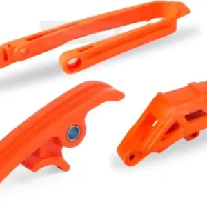 POLISPORT WYPRZEDAŻ PROWADNICA I ŚLIZG ŁAŃCUCHA (KOMPLET) KTM SX ‘12-‘15; SX-F ‘11-‘15; HUSQVARNA TC/FC ‘14-‘15; TE/FE ‘14-‘16; TX/FX ‘14-‘16 KOLOR POMARAŃCZOWY Kup teraz
