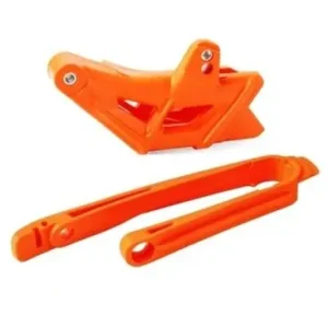 Premium POLISPORT WYPRZEDAŻ PROWADNICA I ŚLIZG ŁAŃCUCHA (KOMPLET) KTM SX ‘11; EXC/EXC-F ‘12-‘16 KOLOR POMARAŃCZOWY