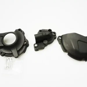 Popularny POLISPORT ZESTAW OSŁONA POKRYWY (DEKLA) ALTERNATORA ORAZ OSŁONA POKRYWY SPRZĘGŁA I OSŁONY POMPY WODY YAMAHA YZ 450F ‘18-‘22 (8465300001+8471200001+8484500001) KOLOR CZARNY