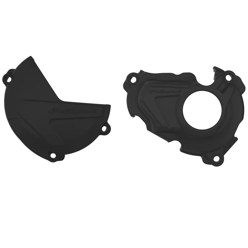 Zniżka POLISPORT ZESTAW OSŁONA POKRYWY (DEKLA) ALTERNATORA ORAZ OSŁONA POKRYWY SPRZĘGŁA I OSŁONY POMPY WODY YAMAHA YZ 250F ‘19-‘26 (8471000001+8471200001+8484500001) KOLOR CZARNY
