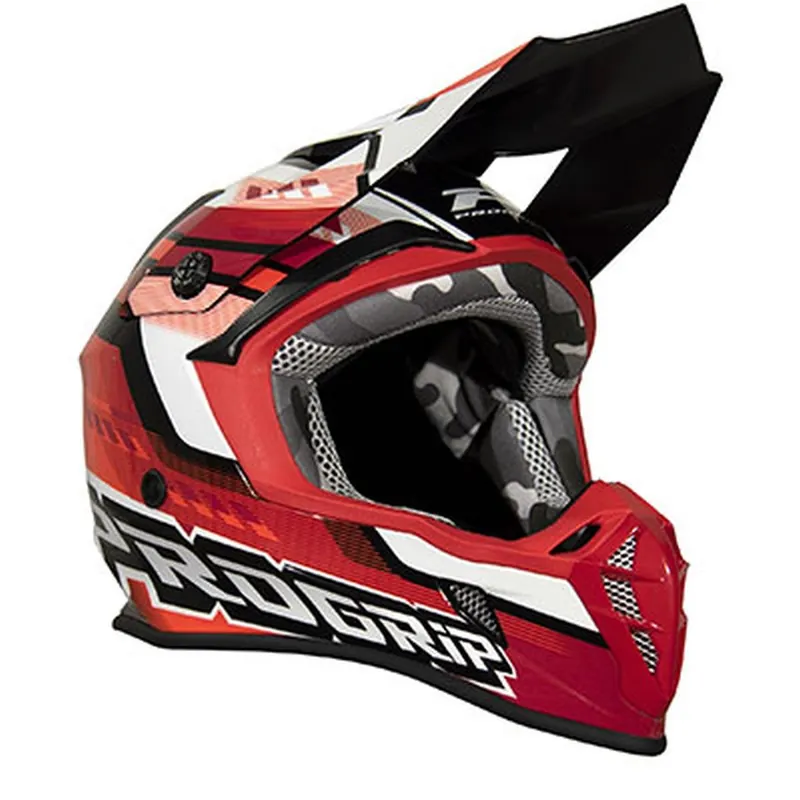 PROGRIP ZZZZ KASK PG3180 AP71 KOLOR CZERWONO-BIAŁY ROZM.L (3180-130) - WYPRZEDAŻ Ostatnie sztuki