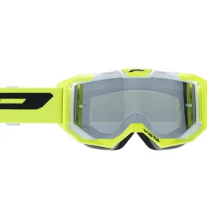 PROGRIP GOGLE PG3303-405 FL VISTA KOLOR ŻÓŁTY FLUO BIAŁY (SZYBA PG3352 SREBRNA LUSTRZANA, ANTISCRATCH, NO FOG, ANTI UV + SZYBKA PG3310 ORAZ ZRYWKI PG3370 GRATIS) (PZ3303-405 FL) Super okazja