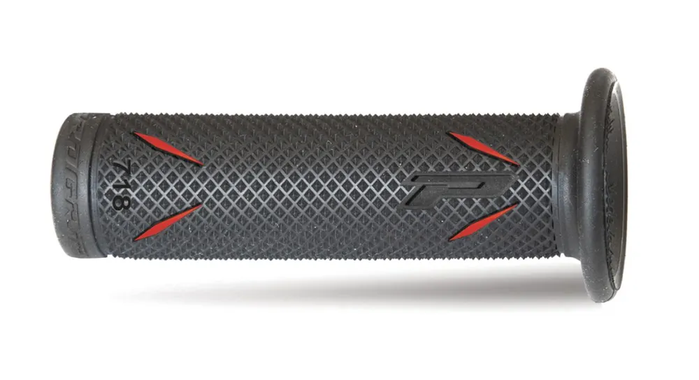 PROGRIP MANETKI PG718 ROAD (22+25MM, DŁ.122MM) KOLOR CZARNY / CZERWONY (DWUSKŁADNIKOWE) (718-149) Bestseller