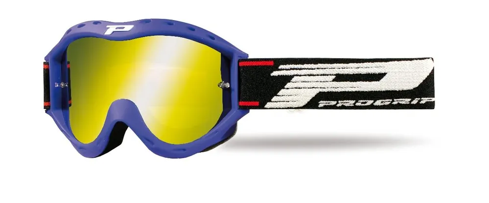 Promocja PROGRIP GOGLE PG3101-312 FL ATZAKI KID DZIECIĘCE KOLOR NIEBIESKI FLUO (SZYBA PG3147 ŻÓŁTA LUSTRZANA DWUWARSTWOWA, NO FOG, ANTI UV) (PG3101/18BLF) (3101-312 FL) - PROMOCJA - STD CENA 219,50