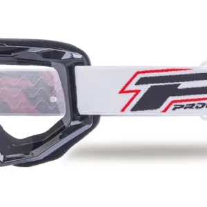Kup online PROGRIP ZZZZ GOGLE PG3201-102 ATZAKI KOLOR CZARNY Z BIAŁYM PASKIEM (SZYBA PG3213 ANTISCRATCH, ANTI UV) (3201-102 WH/ST) - PROMOCJA - STD CENA 129,90