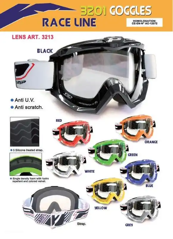 PROGRIP GOGLE PG3201-104 ATZAKI KOLOR NIEBIESKI (SZYBA PG3213 ANTISCRATCH, ANTI UV) (PG3201/14BL,PZ3201BL,3201-104) Bezpieczna płatność