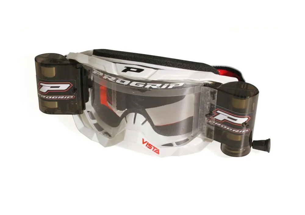 PROGRIP GOGLE PG3303-101 ROLL OFF KOLOR BIAŁY (Z SZYBKĄ PG3215 I SYSTEMEM ROLL OFF 3268) (PG3318/18WH) (PZ3318BI18) (3303-101 RO) Super okazja