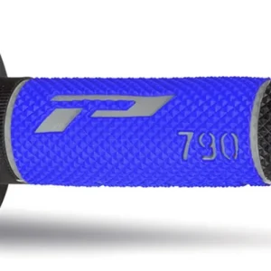 Obniżka ceny PROGRIP MANETKI PG790 OFF ROAD (22+25MM, DŁ.115MM) KOLOR SZARY/CZARNY/NIEBIESKI (TRÓJSKŁADNIKOWE) (790-232) (PG790/5)