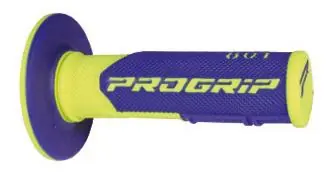 Najlepsza cena PROGRIP MANETKI PG801 OFF ROAD (22+25MM, DŁ.115MM) KOLOR ŻÓŁTY FLUO/NIEBIESKI (DWUSKŁADNIKOWE) (801-252) (PG801YLF/BL)
