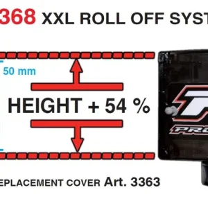 Oferta limitowana PROGRIP ZZZZ SYSTEM ROLL OFF XL PG3368 KOMPLETNY SZEROKOŚĆ 5CM (DO GOGLI PG3303 VISTA ORAZ PG3300 VISION) (PG3368XL)