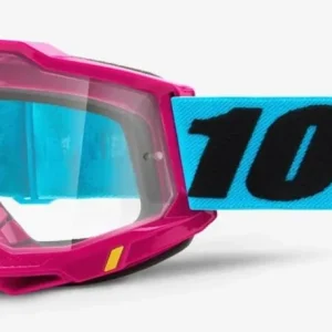 Szybka dostawa 100 PROCENT GOGLE MODEL ACCURI 2 LEFLEUR - CLEAR LENS - KOLOR RÓŻOWY/NIEBIESKI/CZARNY SZYBKA PRZEŹROCZYSTA