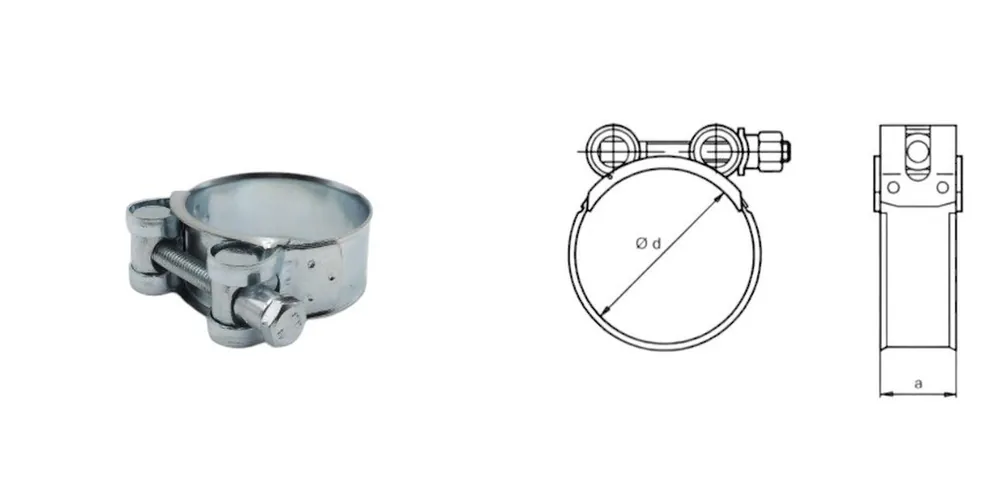 Ostatnie sztuki PROMX OBEJMA GBS SILVER 61/22 - 60-63MM - W1 -1 SZTUKA