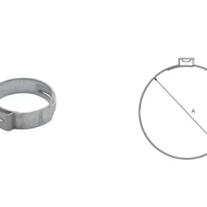 PROMX OETIKER 167 OPASKA BEZSTOPNIOWA Z UCHEM - 17,8-21,0/7MM - 5 SZTUK Ostatnie sztuki