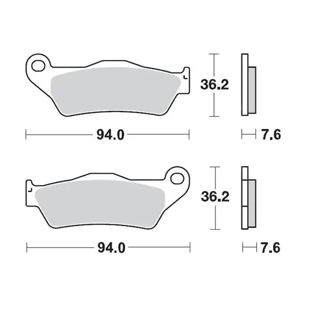 Klocki hamulcowe KH181 Sinter Metal OEM 11 Sinterpro Racing KTM SX 125-500, SX E Moto-Master M093011 Bestseller