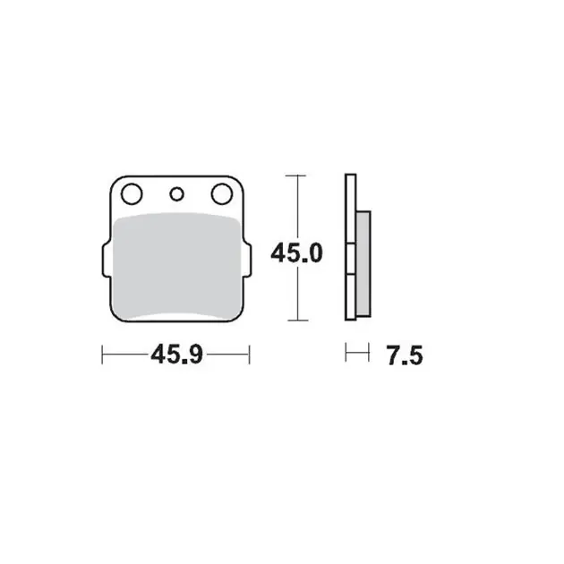 Klocki hamulcowe KH84 12 Kawasaki KX 65-80-85-100, Honda TRX 300-400 EX Moto-Master M091412 Wysoka jakość