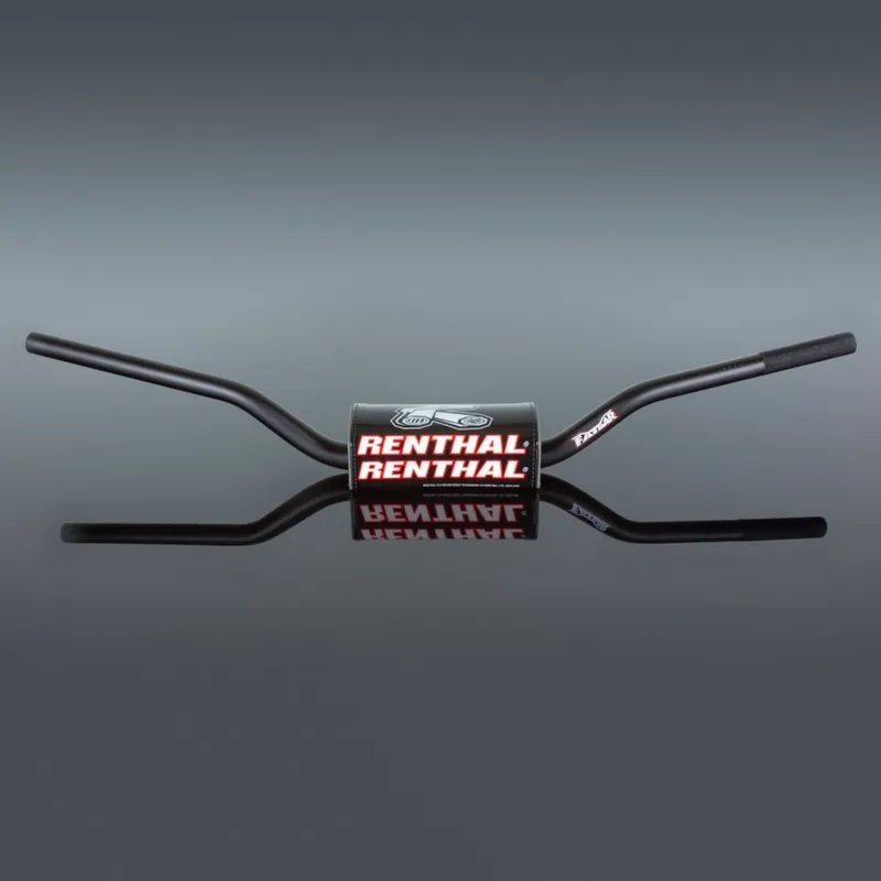 RENTHAL KIEROWNICA 1,1/8 CALA (28,6MM) MX FATBAR HANDLEBAR RED CR HIGH/RICKY JOHNSON KOLOR CZERWONY Z GĄBKĄ Hit cenowy