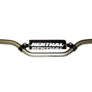 Wyjątkowa oferta RENTHAL KIEROWNICA 7/8 CALA (22MM) TRIAL 5.5 HANDLEBAR SILVER KOLOR SREBRNY Z GĄBKĄ