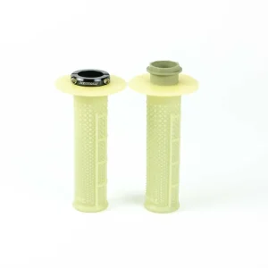 Premium RENTHAL MANETKI MX R-WORKS LOCK-ON ARAMID (TAPERED) KOLOR KREMOWY