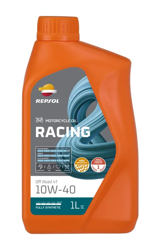 REPSOL OLEJ SILNIKOWY 4T RACING OFF ROAD 10W40 1L MA2 SYNTETYCZNY (12) - ZASTĘPUJE RP162N51 Promocja