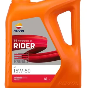 Najlepsza cena REPSOL OLEJ SILNIKOWY 4T RIDER 15W50 4L MA2 MINERALNY (5) - ZASTĘPUJE RP165M54