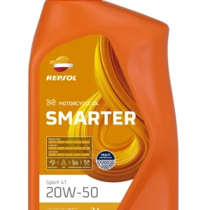 REPSOL OLEJ SILNIKOWY 4T SMARTER SPORT 20W50 1L MA2 PÓŁSYNTETYCZNY (12) - ZASTĘPUJE RP180Q51 Cena promocyjna