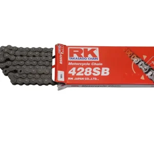 RK ŁAŃCUCH NAPĘDOWY 428SB-132 ZAPINKA (CL) W ZESTAWIE KOLOR STANDARD (POJEMNOŚĆ DO 135 CCM) (19,1 KN) Nie przegap