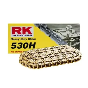 RK ŁAŃCUCH NAPĘDOWY 530H-120 ZAPINKA (CL) W ZESTAWIE KOLOR STANDARD (POJEMNOŚĆ DO 400 CCM) (34,3 KN) Oferta limitowana