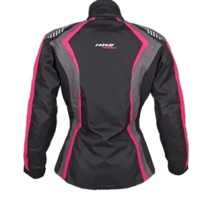 ROLEFF PROMOCJA KURTKA DAMSKA TEKSTYLNA MODEL RO904 (3W1) KOLOR CZARNY/RÓŻOWY ROZMIAR XL Cena promocyjna