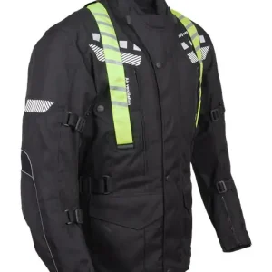 ROLEFF WYPRZEDAŻ KURTKA TEKSTYLNA DŁUGA MODEL RO773 (3W1) KOLOR CZARNY/ŻÓŁTY FLUO ROZMIAR 3XL Tylko do końca tygodnia
