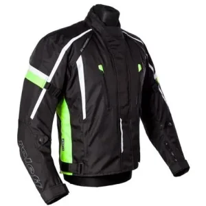 Zamów dziś ROLEFF PROMOCJA KURTKA TEKSTYLNA KRÓTKA Z MEMBRANĄ MODEL ANCONA KOLOR CZARNY/FLUO ROZMIAR XL