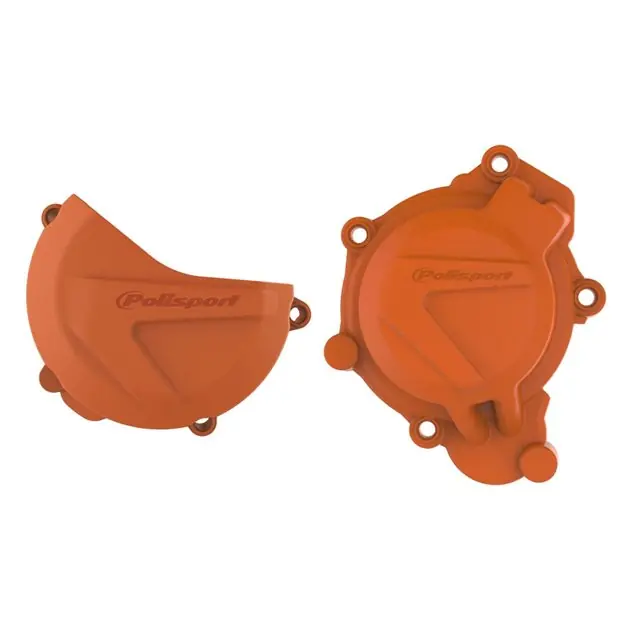 Zestaw osłon pokrywy alternatora i sprzęgła KTM SX/XC 125/150, Husqvarna TC 125 Pomarańczowy Polisport 90964 Oferta