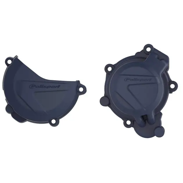 Zamów dziś Zestaw osłon pokrywy alternatora i sprzęgła KTM SX/XC 125/150, Husqvarna TC 125 Niebieski Polisport 90965