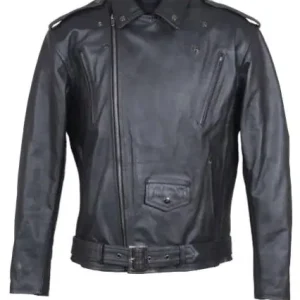 Oferta limitowana ROLEFF WIELKA PROMOCJA KURTKA SKÓRZANA KOLOR CZARNY ROZMIAR 2XL