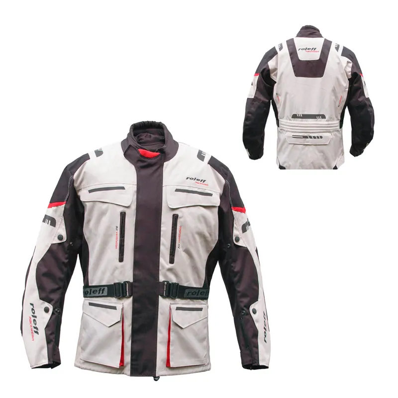 ROLEFF WYPRZEDAŻ KURTKA TEKSTYLNA DŁUGA MODEL GS1813 Z MEMBRANĄ WIND-TEX I Z WYPINANĄ PODPINKĄ THERMO KOLOR CZARNY/SZARY ROZMIAR M Najlepsza cena
