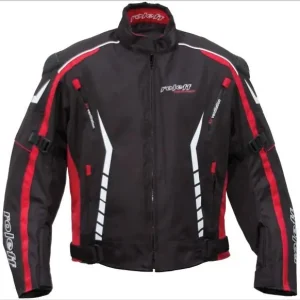 ROLEFF WIELKA PROMOCJA KURTKA TEKSTYLNA KRÓTKA MODEL GS1807 (3W1-WYPINANA MEMBRANA I PODPINKA THERMO) KOLOR CZARNY/CZERWONY ROZMIAR L Tylko dziś
