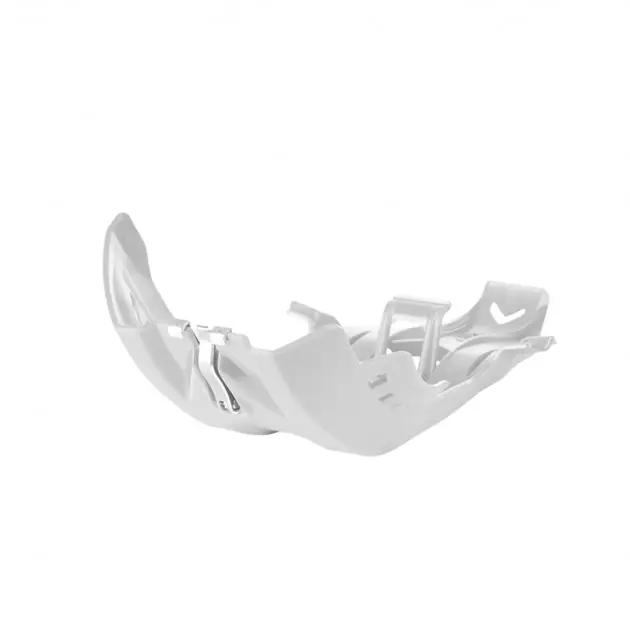 Wyjątkowa oferta Osłona silnika FORTRESS SKID PLATE z osłoną PRO-LINK KTM SX-F 250/350/450, Husqvarna FC 250/350/450, FE 250/350/450, Gas Gas MC-F/EF-C 250/300 Biały Polisport 8469100006